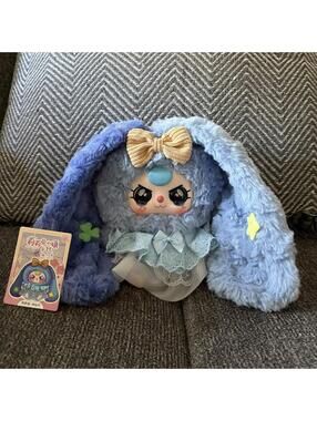 bb3 blue bunny plush pendant